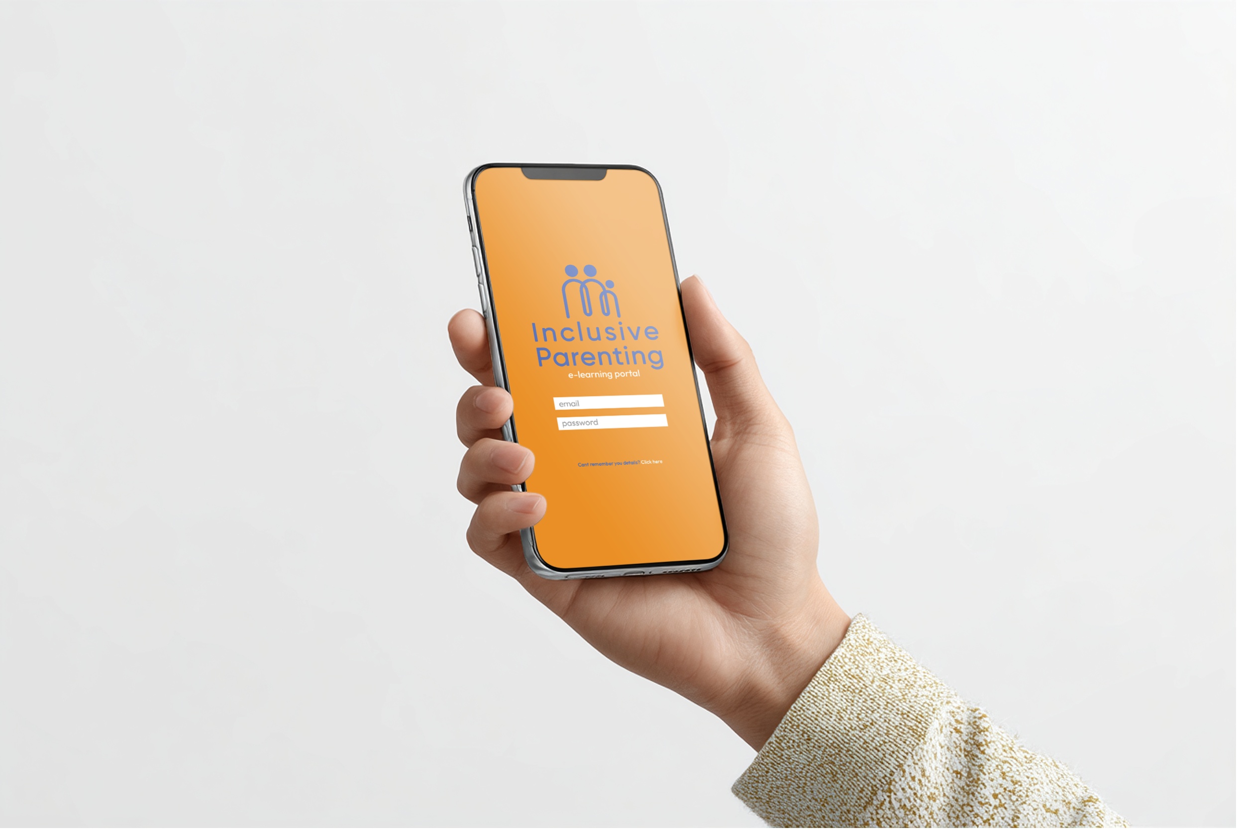 Inclusive Parenting iPhone mockup